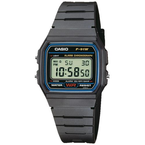 Reloj Casio Collection hombre F-91W-1YER